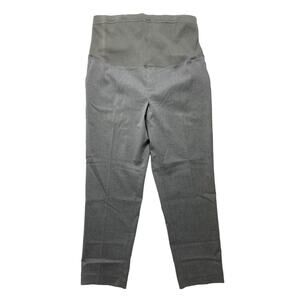 UNIQLO *NEW* Maternity Ezy Ankle Length Gray Chino Pants Size XL Straight Twill